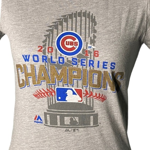 Cubs World Series Champs Tee Size Small - Picture 2 of 7